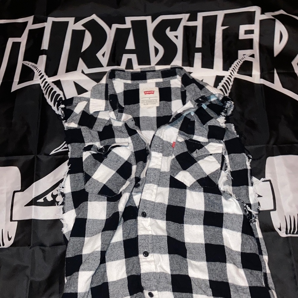 Flannel vest